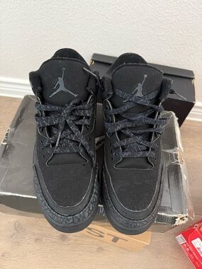2005 Air Jordan 3 “Black Cat” Size 9.5 100% Authentic